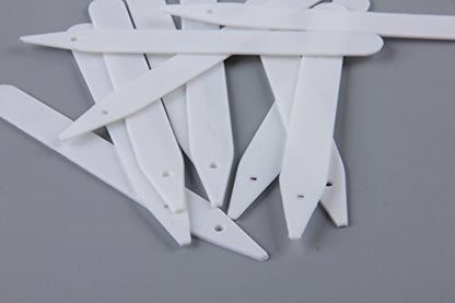 Delatanus 200PCS Plant Labels 4.7inch Plant Markers,White