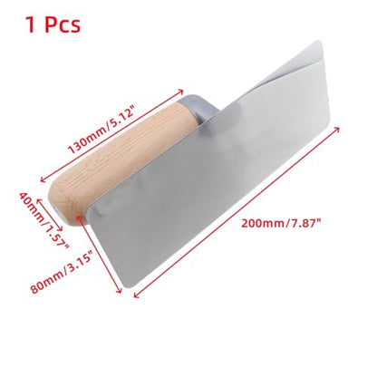 Oedema 8 Inch Drywall Trowel Stainless Steel Flat Finishing Trowel