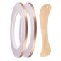 2pcs Copper Foil Tape 0.24" x98FT Single Conductive Adhesive Tape - size: 0.24 Inch x 98 FT