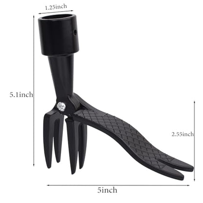 Stand Up Weed Puller an Upright Weeding Tool Standing Weed Clip No Bending 4 Claws
