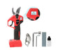 Pruning Shears Compatible with Milwaukee M18 18V Battery,LCD Display - color: Red