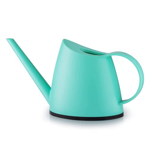 Small Indoor Plant Watering Can Long Spout 1.4L Pine Green - color: Pine Green