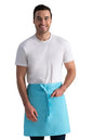 Chef Works Unisex Half Bistro Server Apron - color: Turquoise, 1 Pack