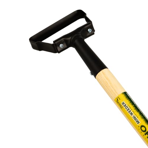 500W Hula-Ho Hand Weeder with Wood Handle & Rubber Grip - size: 14 Inches Wood Handle