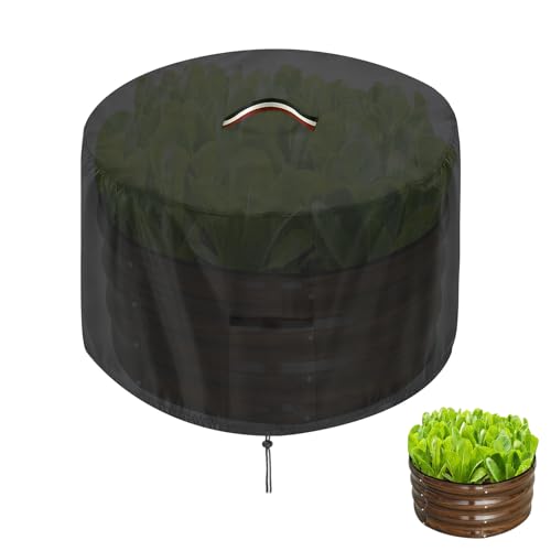 24" Planter Covers Fit 2x2 FT Raised Garden Beds Freeze Protection - size: 25“D x 24"H