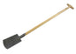 Dewit Perennial Spade – Long Handle | Compact Garden Digging Tool | T-Handle | Tempered Boron Steel Blade | Ash Wood | 38” Length