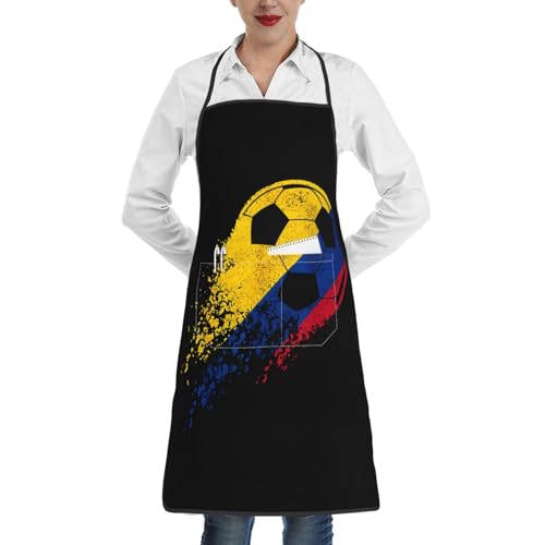Waterproof Apron with Pockets - color: Brown