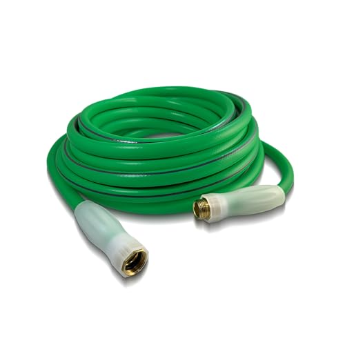 Flexon Featherlite 5/8" x 50-Foot Ultra Flexible Drinking Water Safe Garden Hose – Heavy Duty, Kink-Resistant, Lightweight, Durable, Ideal for Lawn, Garden, and Outdoor Use - size: 50 FT