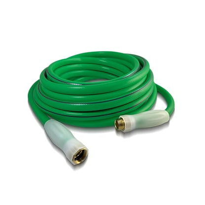 Flexon Featherlite 5/8" x 50-Foot Ultra Flexible Drinking Water Safe Garden Hose – Heavy Duty, Kink-Resistant, Lightweight, Durable, Ideal for Lawn, Garden, and Outdoor Use - size: 50 FT