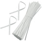 1000Pcs 6Inch White Paper Twist Ties - color: White, size: 6"
