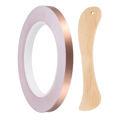 Copper Foil Tape 0.39" x82FT Single Conductive Adhesive Tape - size: 0.39 Inch x 82 FT