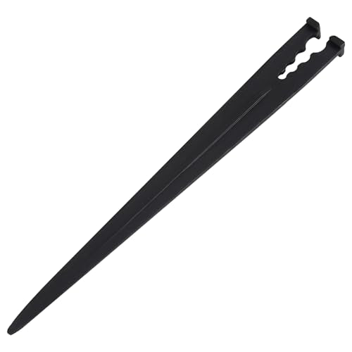 100 Pieces Drip Irrigation Support Stakes for 1/4 Inch Drip Tubing, 1/4" Tubing Hold Stakes Tool for Irrigation System Hose & Emitter Support for Vegetable Flower Beds Lawn Supplies - size: 1/4" Drip Stakes