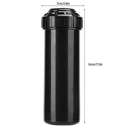 Buried Irrigation Sprinkler with Built-in Filter, Auto Lifting, 25-360 Degree Adjustment, DN20 G3/4 Female Thread, 4-12m Range, Engineering Plastics
