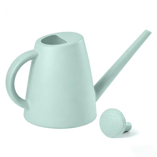 Indoor and Outdoor Watering Can - Long Spout -1/2 Gallon (64oz) - Light Green - color: Green