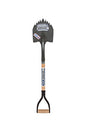 Seymour 49164 Round Point Shovel, 14 Gauge / 9" x 11" , Forward Turned Step “Cutting Teeth”, Power Collar & Solid Steel Rivet, 29" Precision Lathe Turned American Ash, Steel D Grip