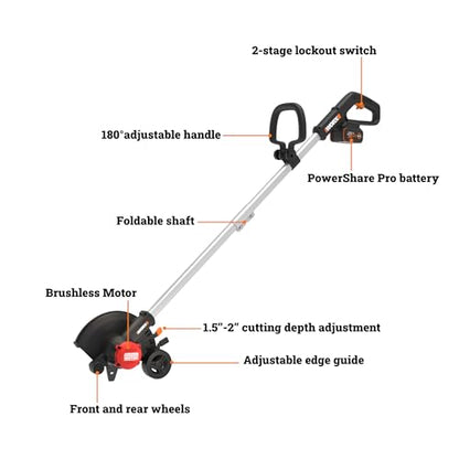 WORX Cordless Lawn Edger, 20V 7" Trencher for Lawn Border Tending, WG898.9 - style: Lawn Edger/Tool Only
