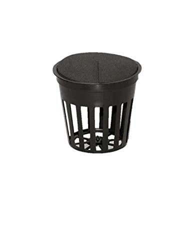 2 Inch Net Pot and EZ Clone Neoprene Collar Combo - 25 Pack