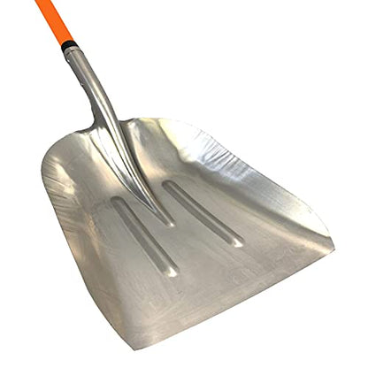 Ashman Aluminium 48 inch Snow Shovel with Large Head and Durable Handle. (Scoop Shovel, 1 Pack). - size: 1 Pack, style: Scoop Shovel