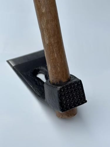 Garden Hoe, Short Handled Hoe, Heavy Small Hoe, Sharp, Used for Cultivation, Excavation, loosening Soil, Digging Trenches, Small Garden Hoe. (Heavy Duty Small Hoe) - color: Heavy duty small hoe