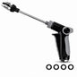 High Pressure Hose Nozzle, 360° Rotating Garden Hose Sprayer, 3/4 in