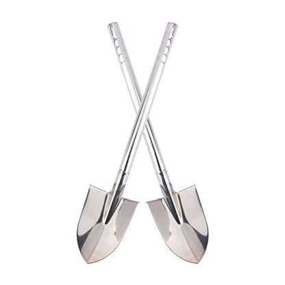 Stainless Steel Garden Shovel Hand Tool Digging Weeding Seeding Turning Soil 23.6-Inch 60CM - color: 60cm shovel
