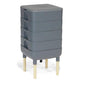 FCMP Outdoor - The Essential Living Composter, 4-Tray Worm Vermicomposter Bin, Grey - color: Gray