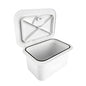Marine Deck Access Hatch 10.63"×14.76" White/Black Rectangle Boat Hatch & Lid,Boat Deck Hatch Lids - color: white, size: 270-375BOX