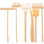 jojofuny Zen Garden Tools Mini Rake Set, 6 Pcs Plastic Sand Tray Tools, Smooth Easy-Grip Sand Art Rakes for Desk Meditation, Stress Relief, Creative Relaxation, Home Office & Gift Use