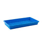 Bootstrap Farmer 1020 Trays Heavy Duty, 10 Pack, Blue, No Holes | 2.5" Deep Seed Starting Flats for Microgreens, Wheatgrass, Fodder Systems - color: Blue