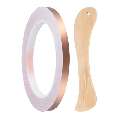 Copper Foil Tape 0.31" x66FT Single Conductive Adhesive Tape - size: 0.31 Inch x 66 FT