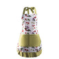 Retro Floral Apron for Women With Pockets for Cooking & Gifting - color: Berry
