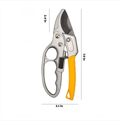 8.5-inch Bypass Pruning Shears, Professional Gardening Shears