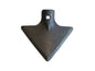 7″ Danish Cultivator Sweep and Bolt