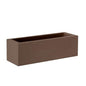 newgarden Jara 24" Rectangular Planter for Indoor and Outdoor Use, Highly UV Resistant, Long Flower Pot for Flowers and Plants, Polyethylene in Spain (60 x 20 cm, Bronze)