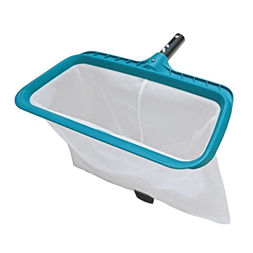 POOLWHALE Pool Skimmer Leaf Rake Net, Fine Mesh Deep Nylon Bag (Not Pole) - size: Pool Rake