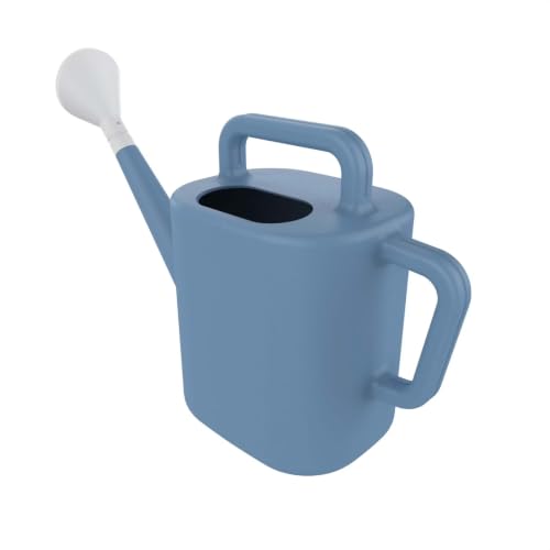 2 Gal Blue Paradise Resin Watering Can，Water the Garden