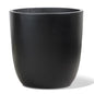Heyzier Concrete Planter Outdoor Indoor, Large Cement Plant Pots for Trees Flowers (Black, 18 inch)