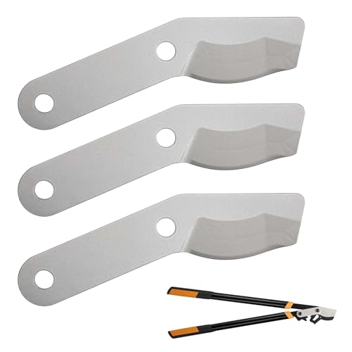 Adnee 3 Pcs SK5 Steel Lopper Replacement Blade-Bypass Lopper Blade for Tree Trimming-Replacement Blades Garden Tools Fit for PowerGear2 - color: 3 Pcs-silver