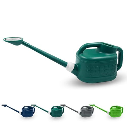 1 Gallon Watering Can, Outdoor Watering Can, Long Spout Water Can - color: Alpine Green, size: 1 Gallon