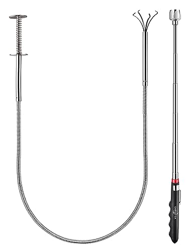 SARDVISA 2-Pack Pickup Tool Set with Telescoping Magnet and Claw Grabber - size: 2 Pack Magnetic Pickup Tool Set