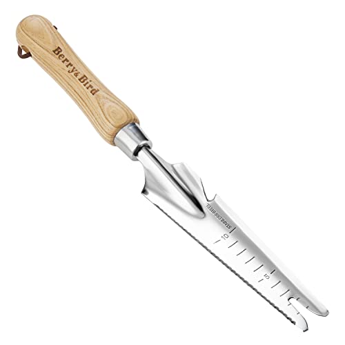 Garden Hand Weeding Trowel, 5-in-1 Stainless Steel Weeder Puller - size: 13.2'' Weeder Trowel