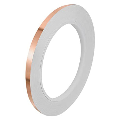 PATIKIL Copper Tape 0.24 Inch x 21 Yards 0.05 Thick Copper Foil Tape Single Sided Conductive Adhesive EMI Shielding for Electronics, Circuits, Grounding - size: 0.24 Inch x 21 Yards x 0.05mm