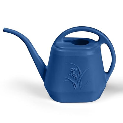 Plastic Watering Can - for Indoor and Outdoor Plant - 1/2 Gallon - Blue - color: Blue