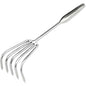 5-Tine Long-Handle Stainless Steel Small Rake