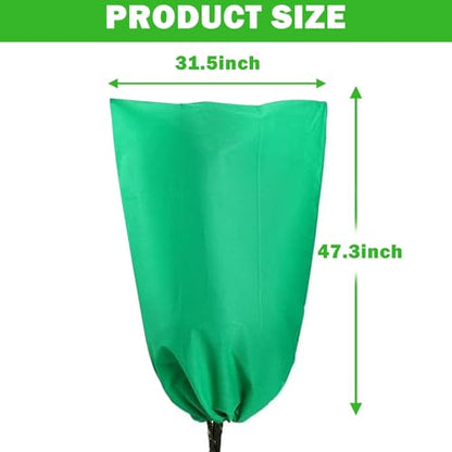 Plant Covers Freeze Protection, 4 Pack 31.5''×47.3'' Tree Covers for Winter