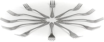 DecorRack 36 Piece Stainless Steel Dinner Forks, 7.5 in, Dishwasher Safe - size: 36 Pack