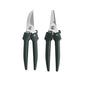 LIVINGO 7.5" Garden Pruning Shears Straight Curved Blade Set