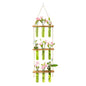 XXXFLOWER Wall Hanging Propagation Station with Wooden Stand Green - size: Green-9 Tube Vase