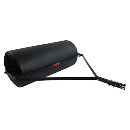 Brinly 42 Gallon 390 lb. Tow-Behind Poly Lawn Roller, 18 by 36" - color: Matte Black