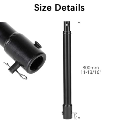 Auger Extension Drill Bit 12" – Shaft Size 3/4" for Hole Digger Replacement